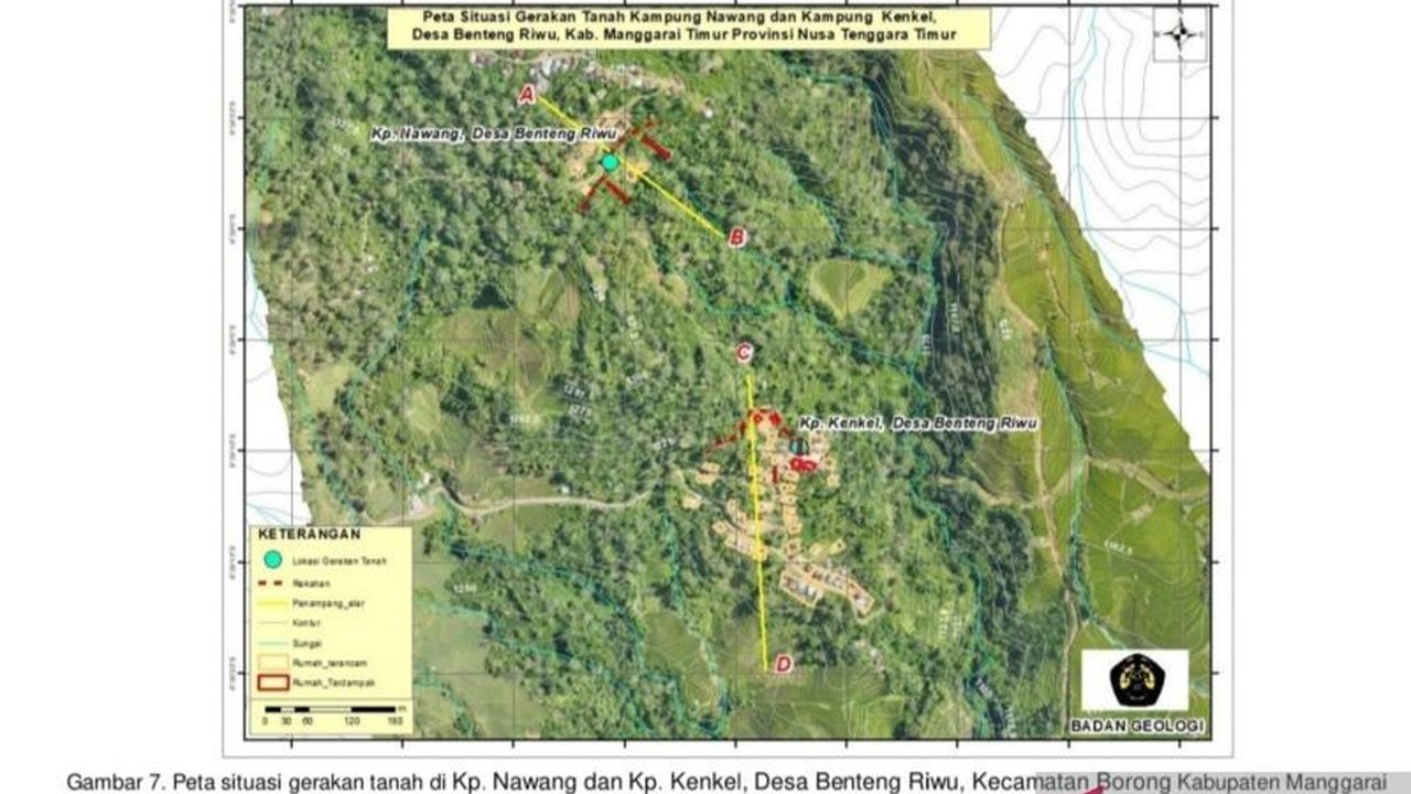 Peringatan Bahaya! Risiko Tinggi Gerakan Tanah Susulan di Manggarai Timur