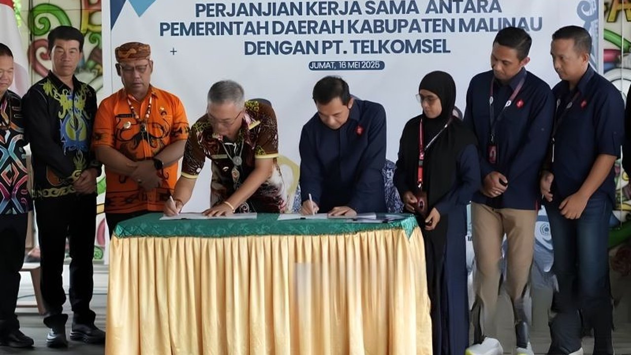 Pemerintah Kabupaten Malinau dan PT Telkomsel resmi menjalin kerja sama untuk memperluas akses dan pemerataan layanan telekomunikasi di seluruh wilayah Malinau, termasuk daerah perbatasan dan pedalaman.