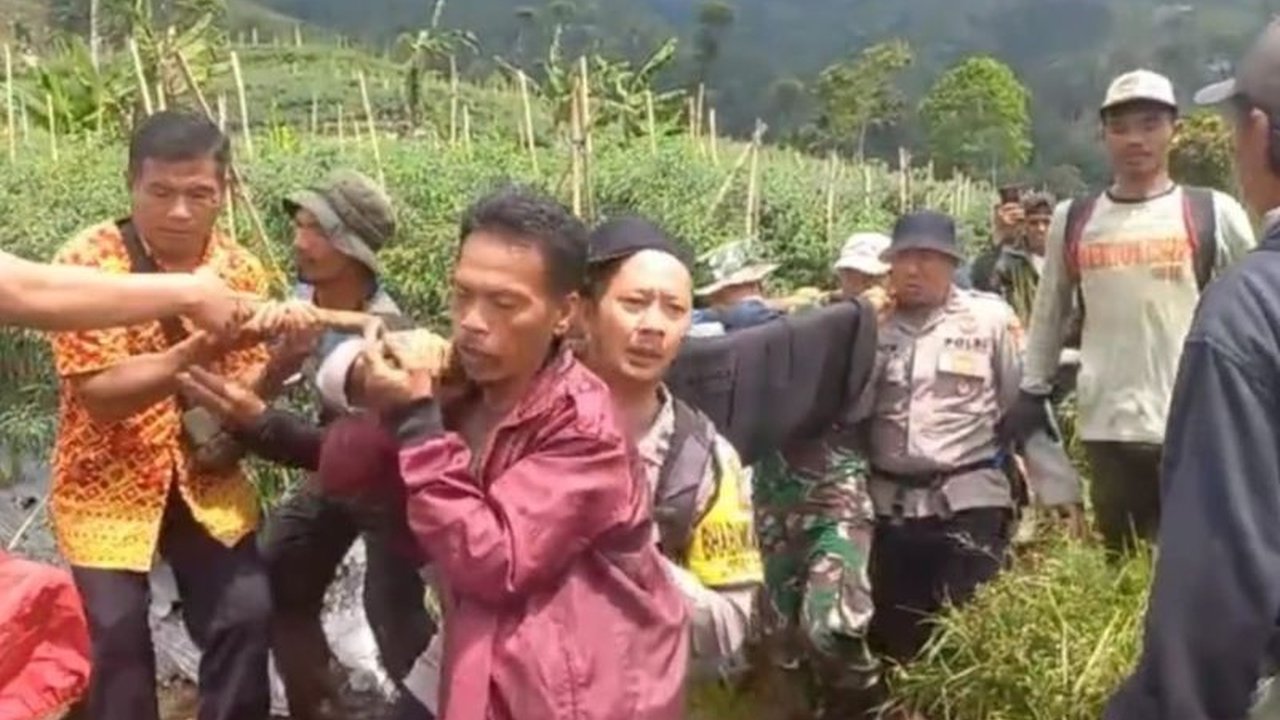 Setelah tiga hari hilang di Gunung Cikuray, Garut, Elang Guntur (16) berhasil ditemukan selamat oleh tim SAR gabungan dan kini dalam perawatan medis.
