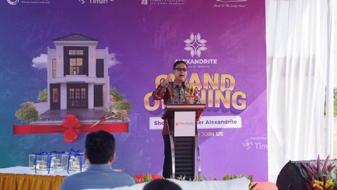 PT Timah Karya Persada Properti (TKPP) luncurkan Klaster Alexandrite di Bekasi, Jawa Barat, untuk mendukung program 3 juta rumah Presiden, menawarkan hunian berkualitas dengan konsep 'Beauty of Balance'.
