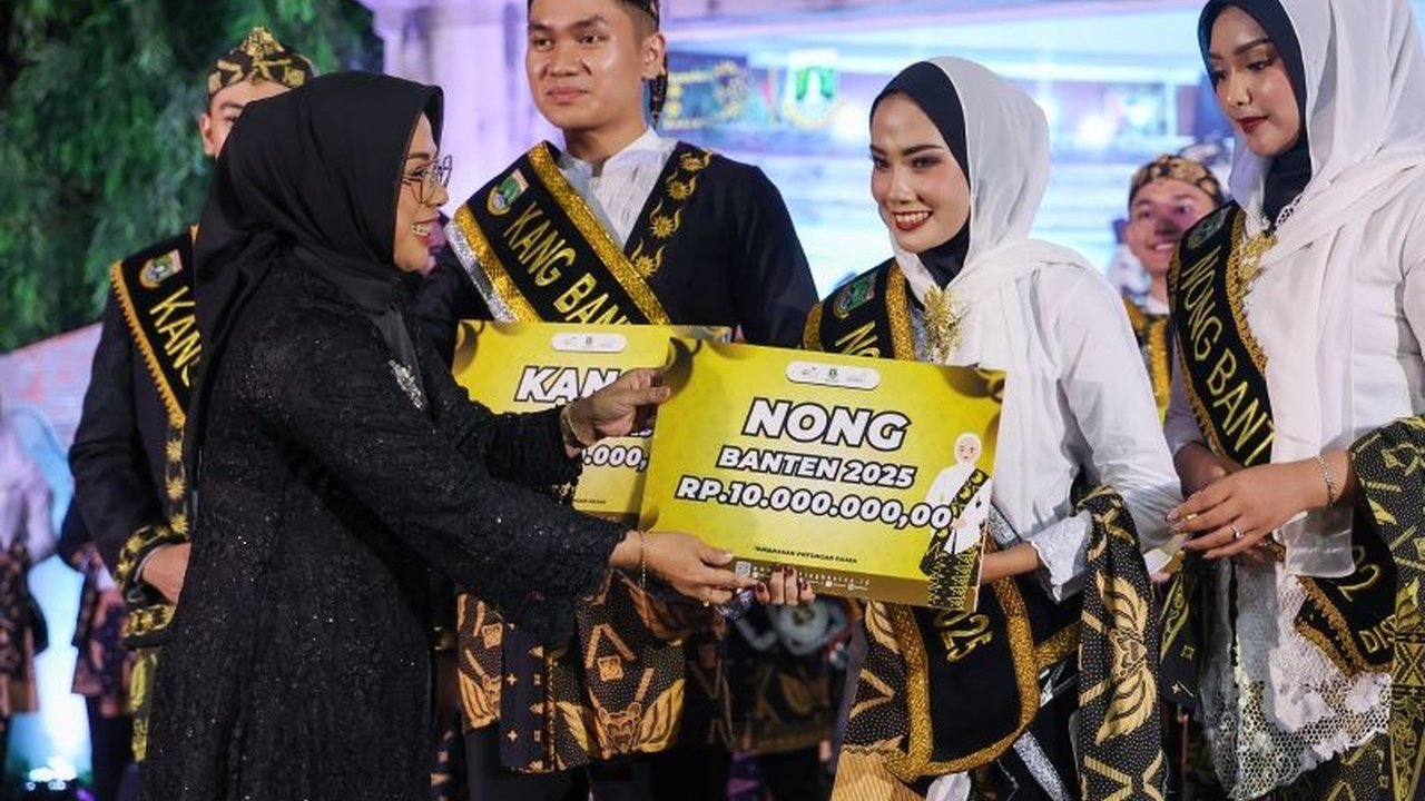 Nabil dan Ratu Inayah: Duta Pariwisata Baru Banten Raih Mahkota Kang Nong 2025