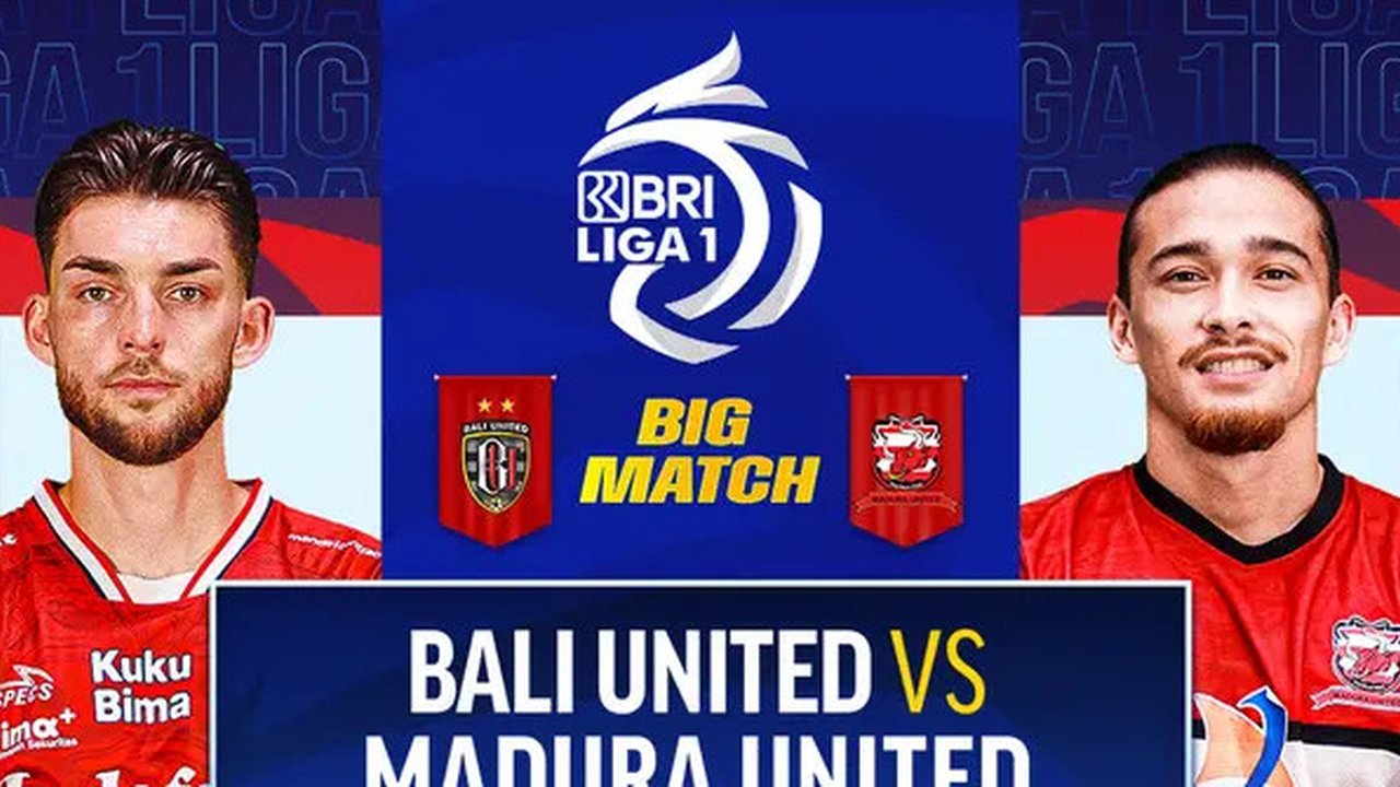 Link siaran langsung BRI Liga 1: Bali United vs Madura United di Vidio akhir pekan ini. (sum. doc. vidio.com)