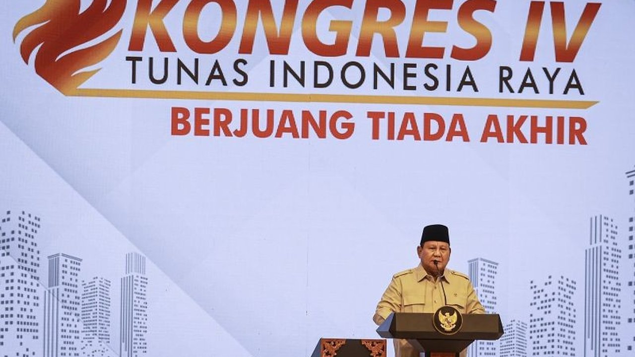 Prabowo Ajak Kader Gerindra Jadi 'Pejuang Politik', Bukan Sekadar Politisi