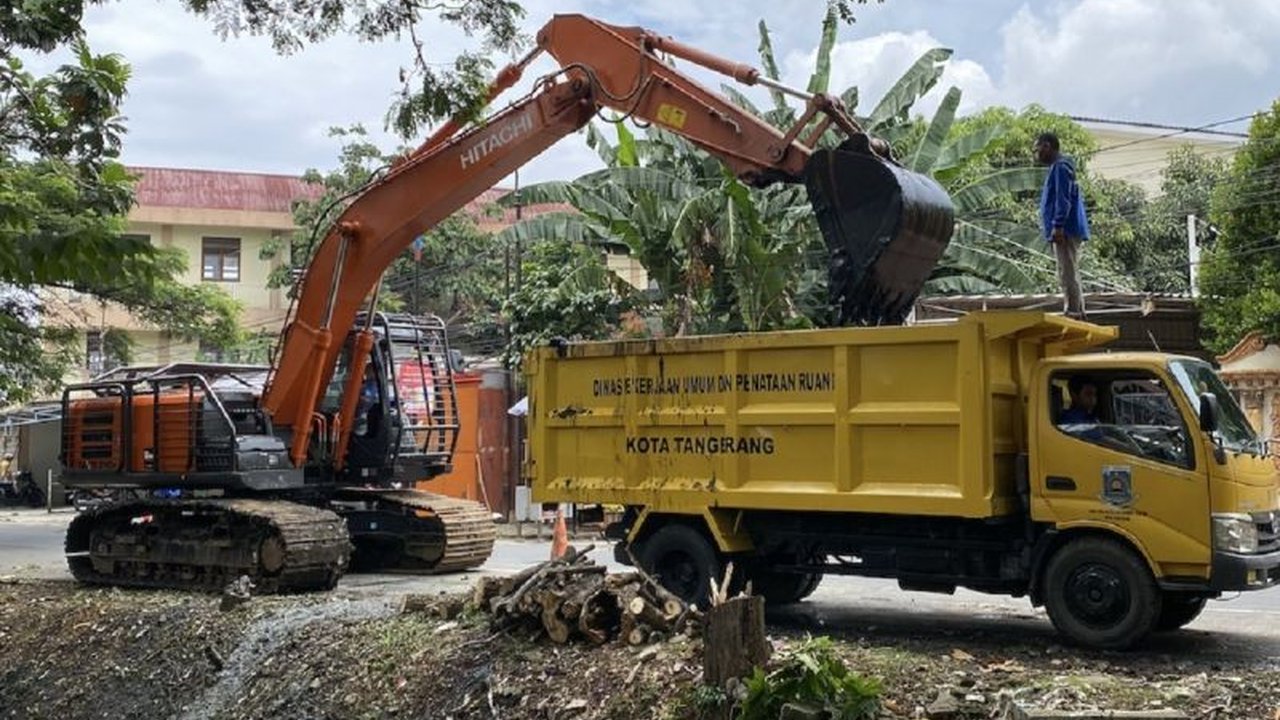 DPUPR Kota Tangerang Siapkan Rehabilitasi Permanen Turap Kali Gili Antisipasi Banjir