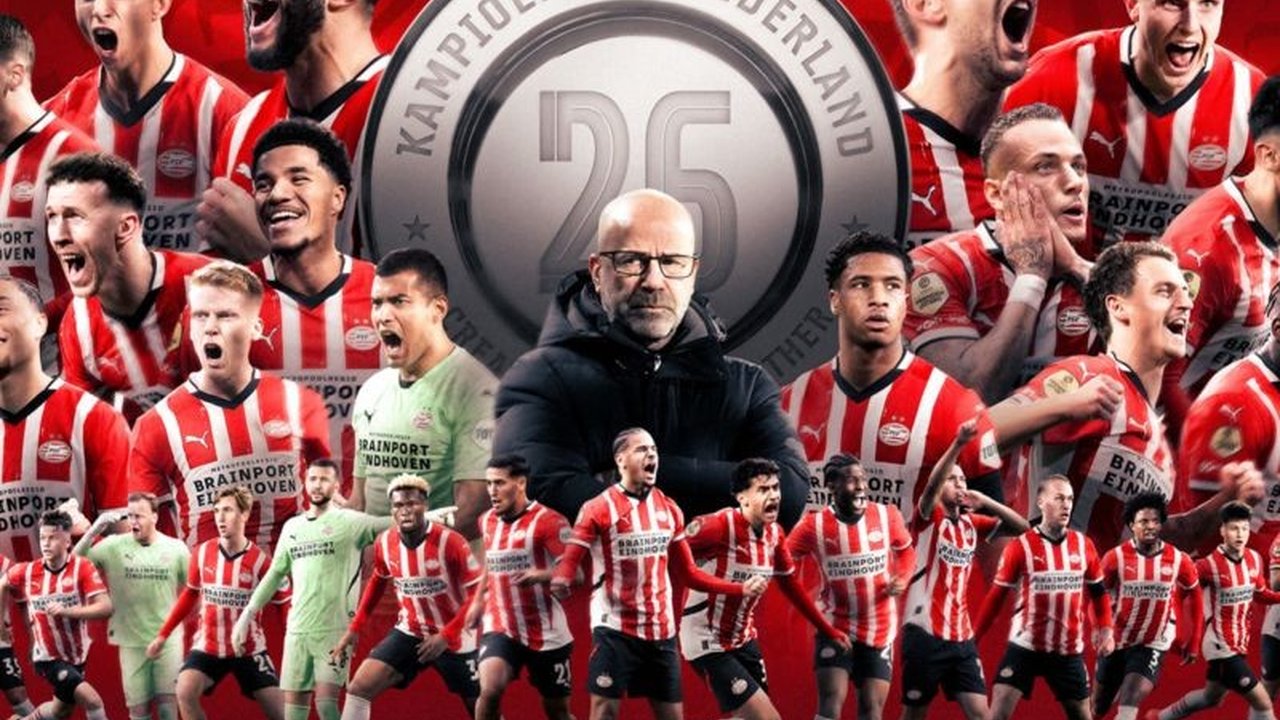 PSV Eindhoven memastikan gelar juara Liga Belanda musim 2024/25 setelah kemenangan 3-1 atas Sparta Rotterdam, unggul satu poin dari Ajax Amsterdam.
