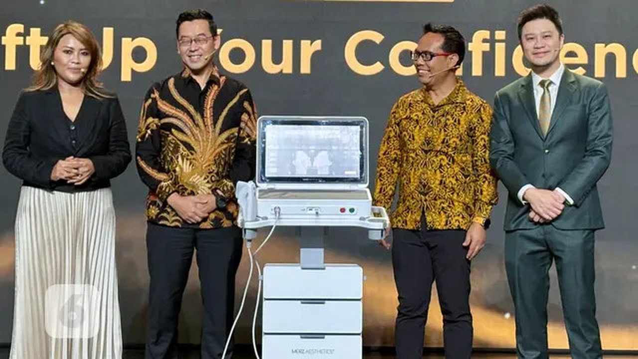 Jumpa pers peluncuran mesin pengangkat dan pengencang kulit untuk praktik kilink kecantikan, Ultherapy PRIME, dari Merz Aesthetics, 25 April 2025. (Liputan6.com/Asnida Riani)