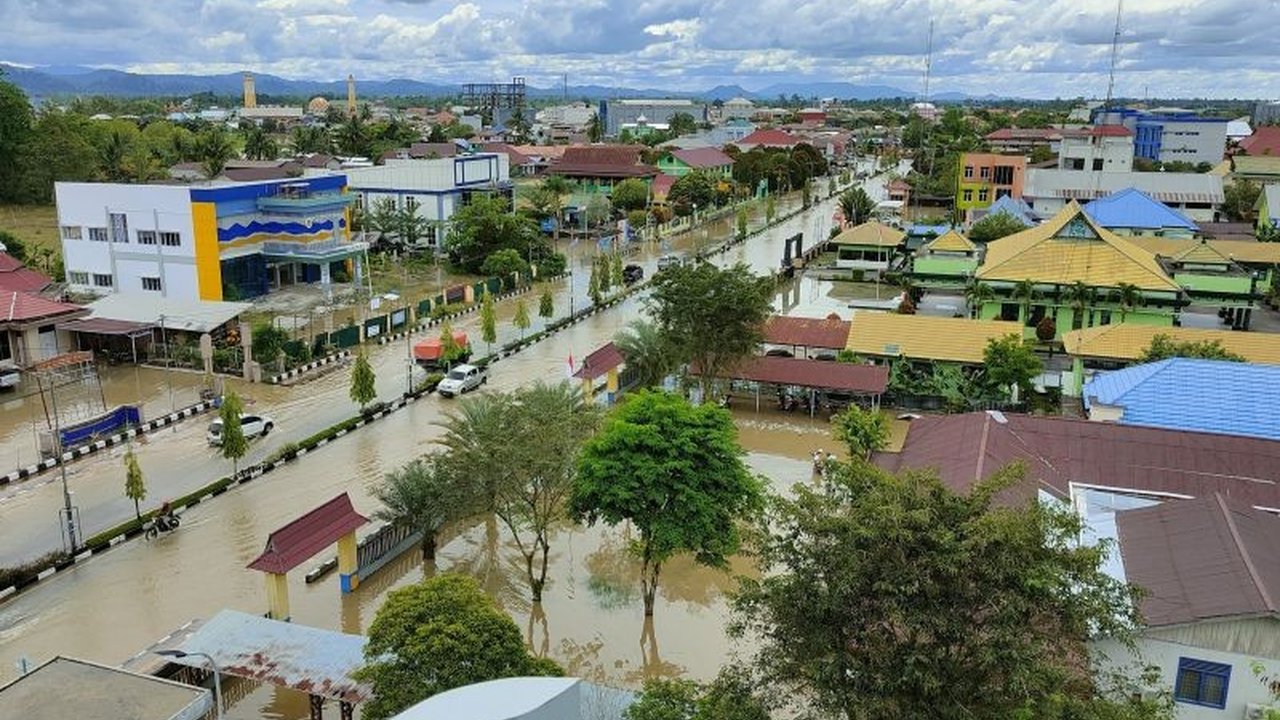 BPBD Kaltara terus memantau perkembangan banjir di Bulungan dan menyiapkan status tanggap darurat karena banjir kiriman dari hulu Sungai Kayan.