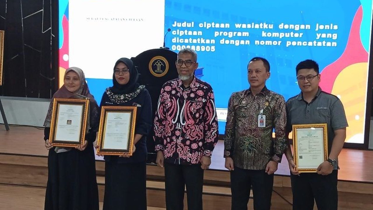 Kemenkumham Lampung mencatat 4.088 permohonan hak cipta pada 2024, meningkat dari 2.884 pada 2023, menandakan kesadaran masyarakat meningkat.