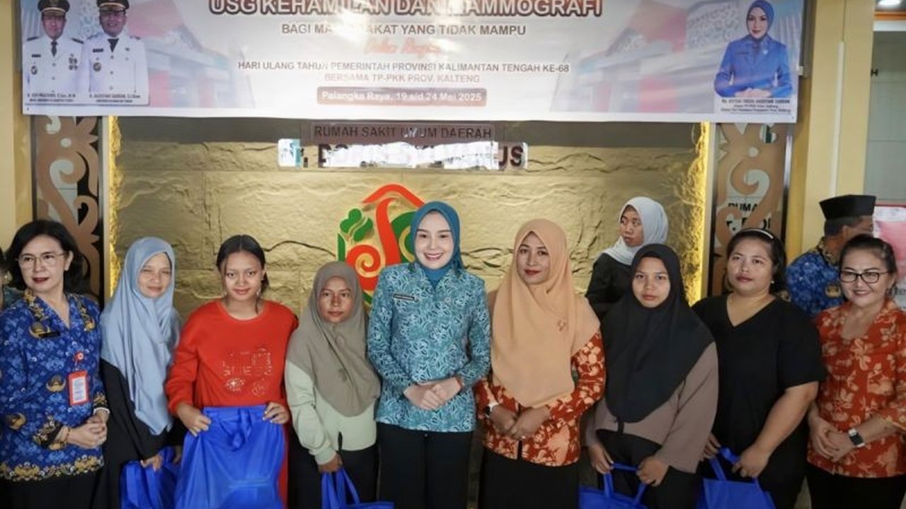 Pemprov Kalteng adakan layanan USG kehamilan dan mammografi gratis bagi masyarakat kurang mampu sebagai upaya deteksi dini dan pencegahan penyakit.