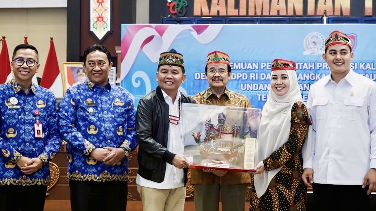 Pemprov Kalteng dan DPD RI Bahas Peninjauan UU Pemda untuk Kemakmuran Rakyat