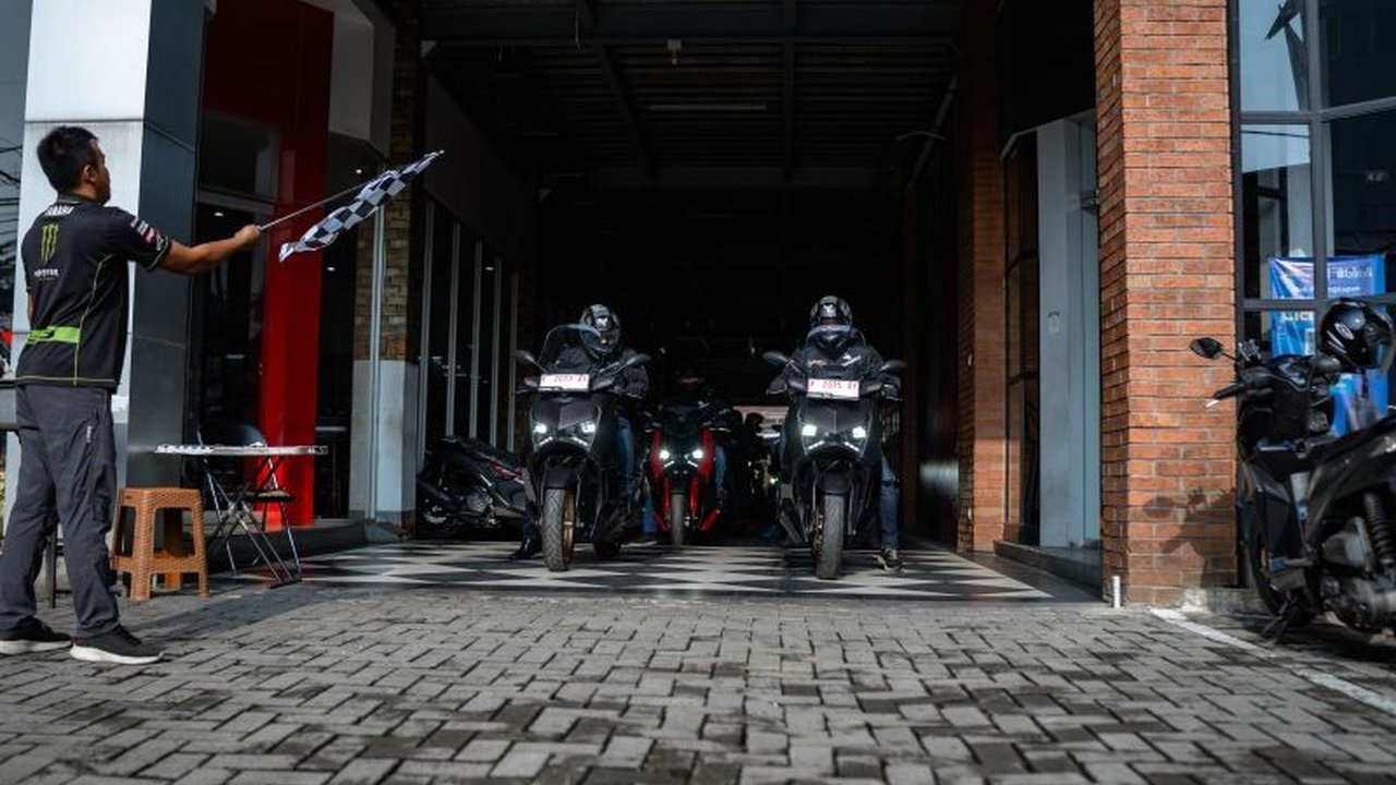 Yamaha rayakan 1 dekade NMAX dengan mengajak JMC touring Bogor-Bandung, apresiasi mitra setia dan bagian dari sejarah skutik premium.