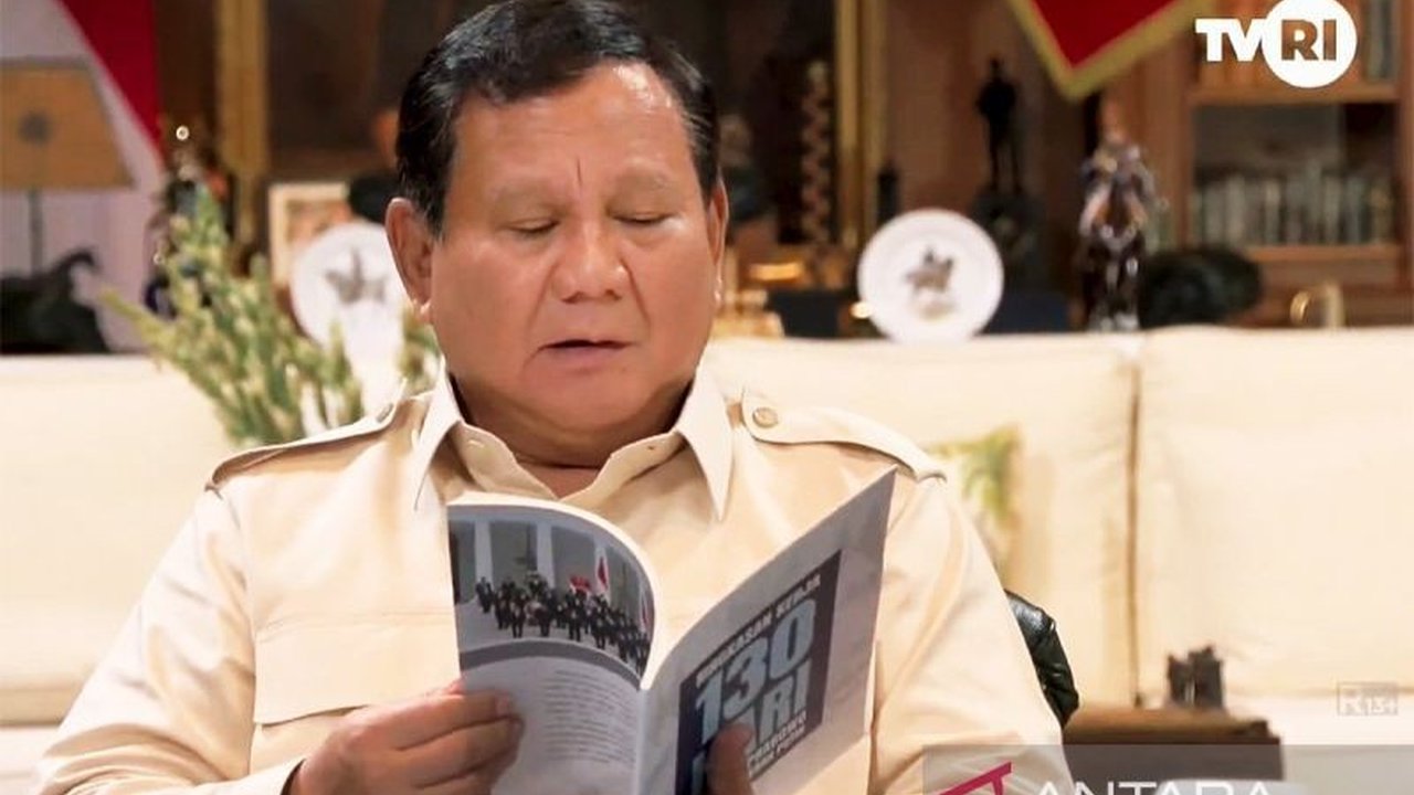 Presiden Prabowo mengajak seluruh rakyat Indonesia untuk menjaga semangat Hari Kebangkitan Nasional dengan kerja keras dan berdikari.