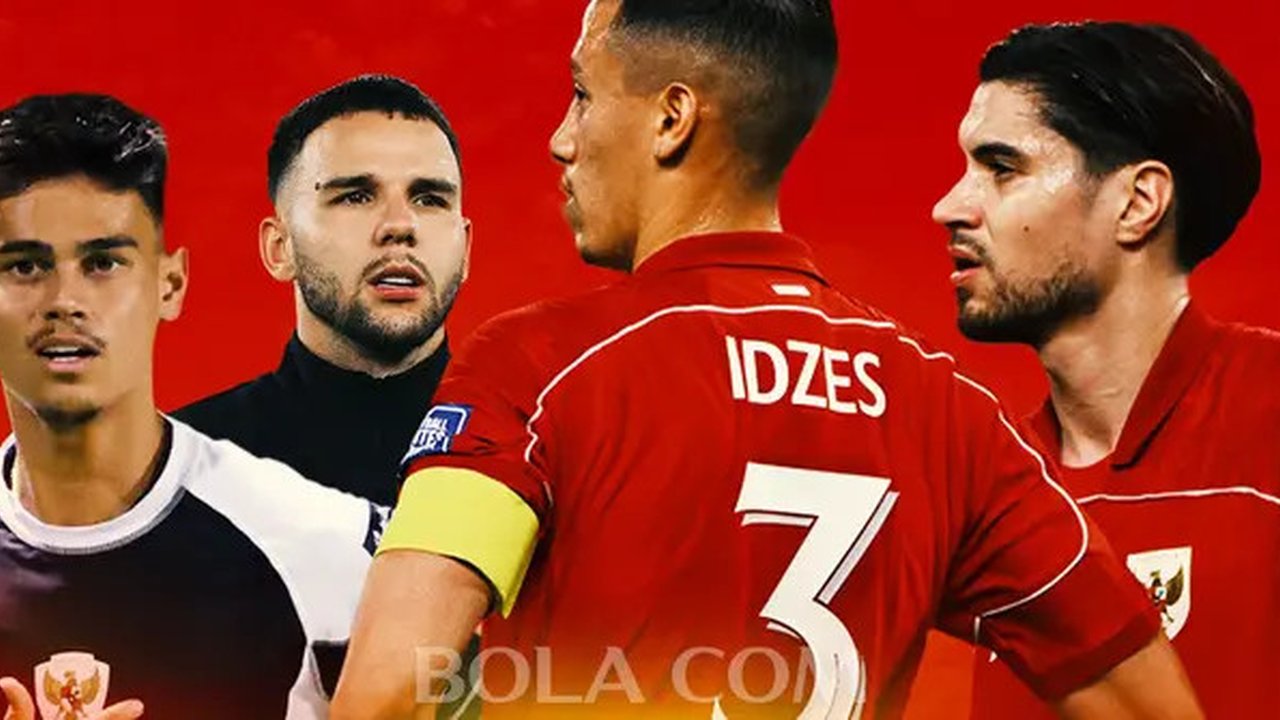 Timnas Indonesia - Mees Hilgers, Calvin Verdonk, Jay Idzes, Kevin Diks (Bola.com/Adreanus Titus)