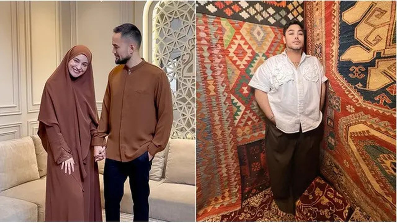 Teuku Wisnu dan Shireen Sungkar (kiri). Ivan Gunawan (kanan). (sumber: Instagram/teukuwisnu/ivan_gunawan)