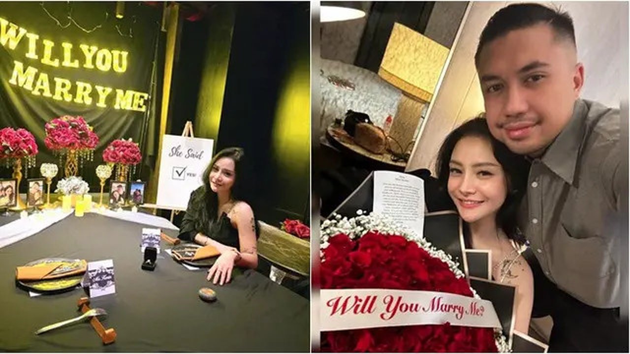 Potret bahagia Mawar AFI dilamar kekasih. (sumber: Instagram/mysamawar)