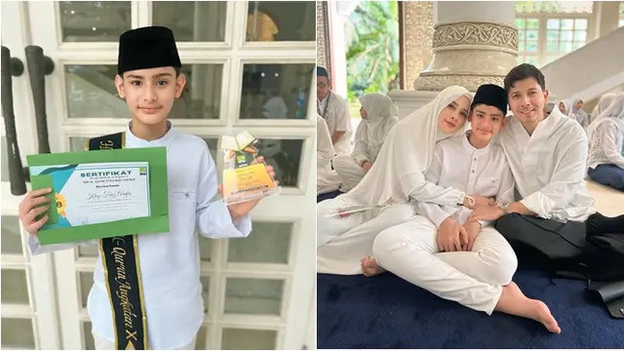 Momen King Faaz wisuda Al-Qur'an Juz 28. (sumber: Instagram/fairuzarafiq)