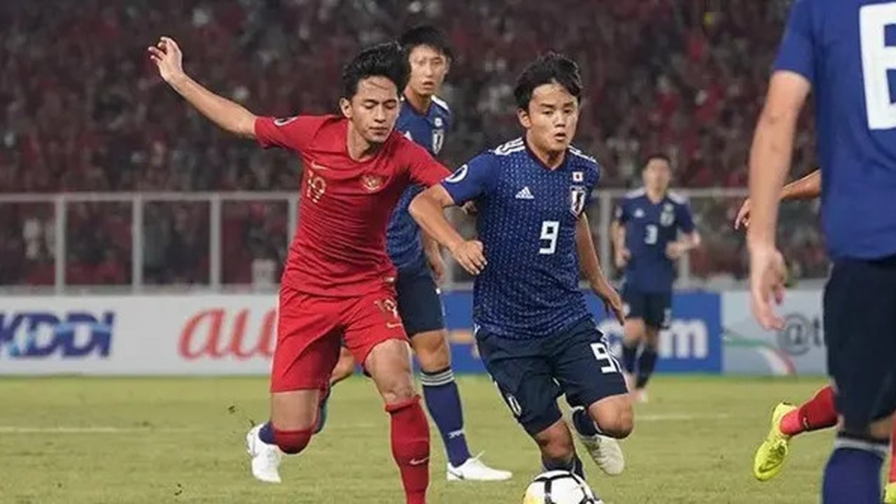Takefusa Kubo saat Timnas Jepang U-19 vs Timnas Indonesia U-19 (Photo: The AFC)