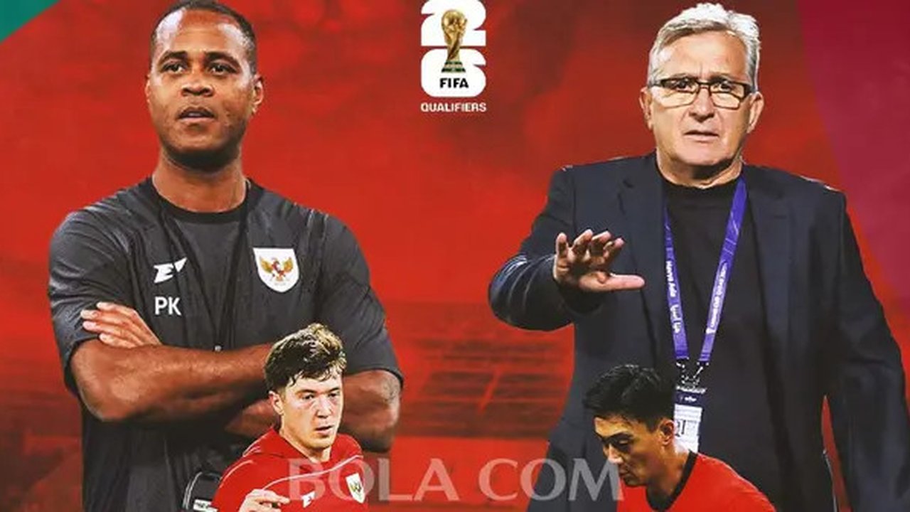 Kualifikasi Piala Dunia 2026 - Timnas Indonesia Vs China - Ilustrasi Duel Pelatih dan Pemain (Bola.com/Adreanus Titus)