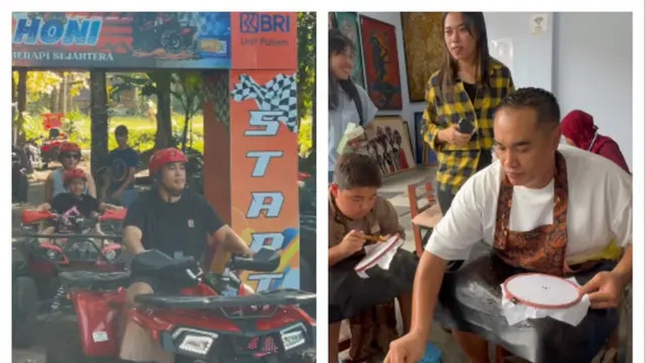 Gaya Santai Ardi Bakrie Suami Nia Ramadhani Liburan di Yogya