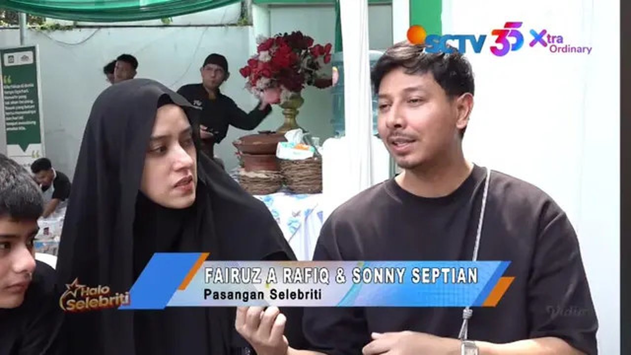 Sonny Septian dan Fairuz. (Halo Selebriti via YouTube/ SCTV)