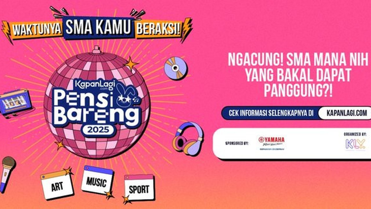 KapanLagi Pensi Bareng 2025 Dibuat School-to-School Roadshow