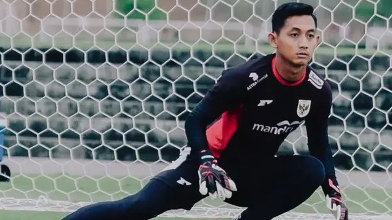 Penjaga gawang Timnas Indonesia, Reza Arya. (Dok. Timnas Indonesia)