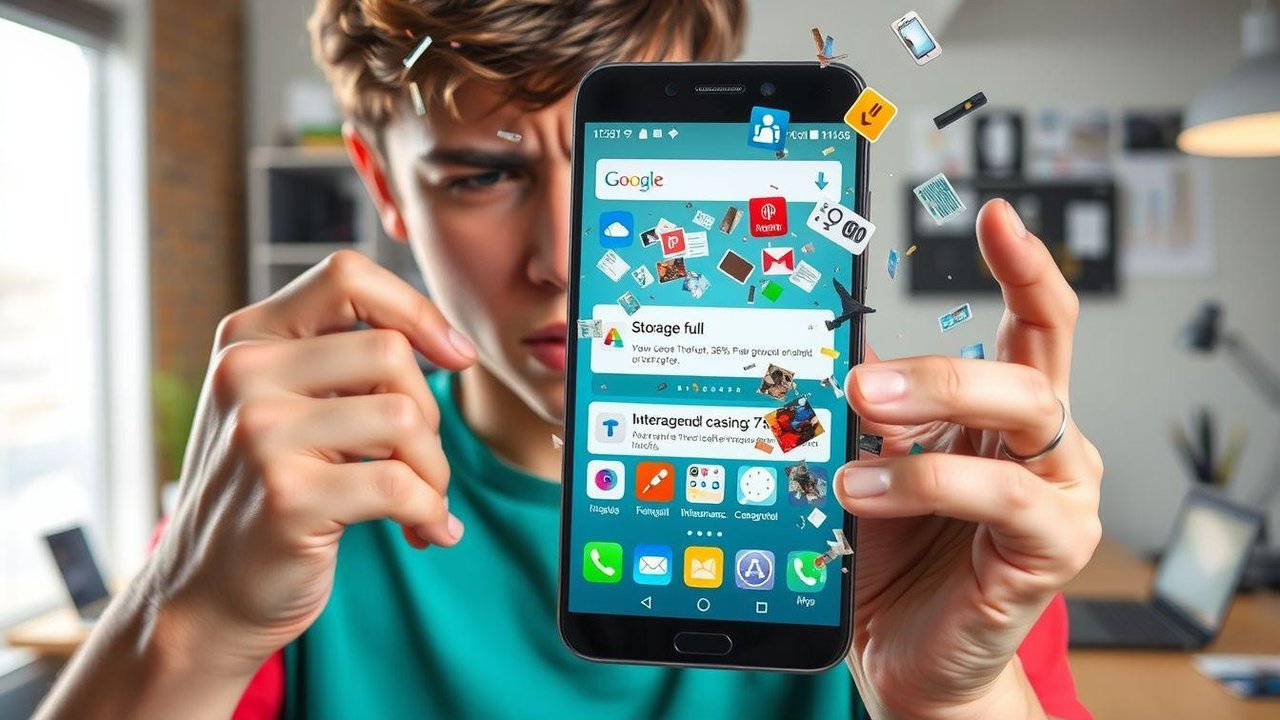 cara membersihkan sampah di hp oppo