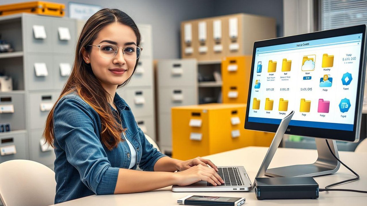cara menyimpan file di laptop