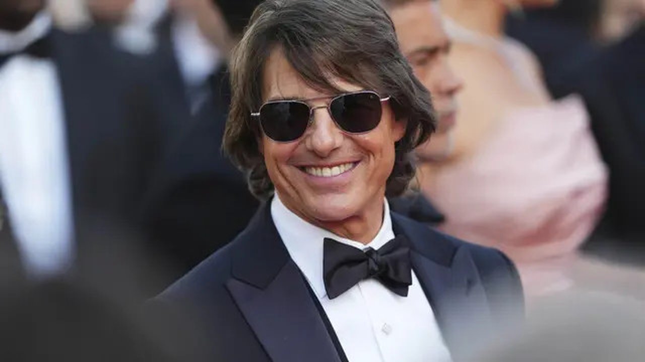 Tom Cruise dalam Festival Film Cannes 2025. ( Lewis Joly/Invision/AP)