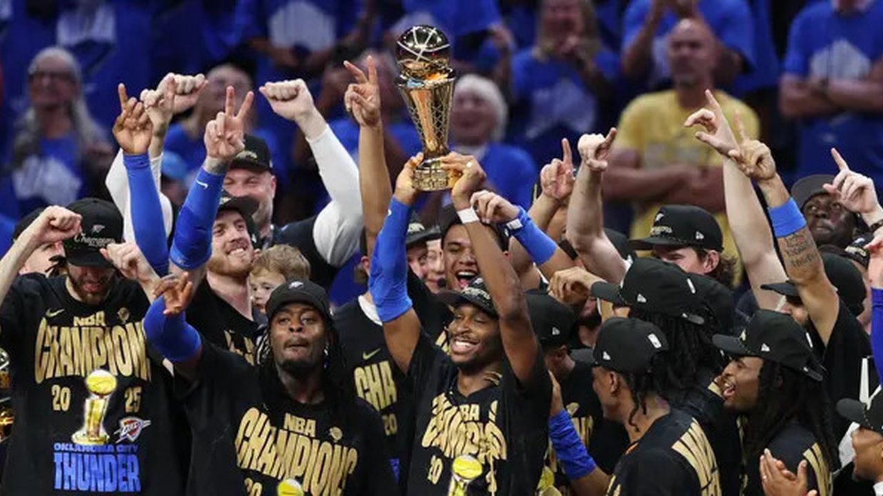 Oklahoma City Thunder Juara NBA 2025 (AFP)