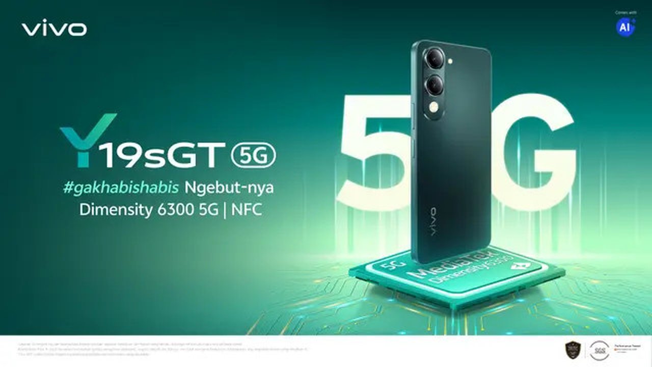 Vivo Y19sGT 5G, smartphone entry level Vivo 5G pertama di kelasnya (Foto: Vivo).