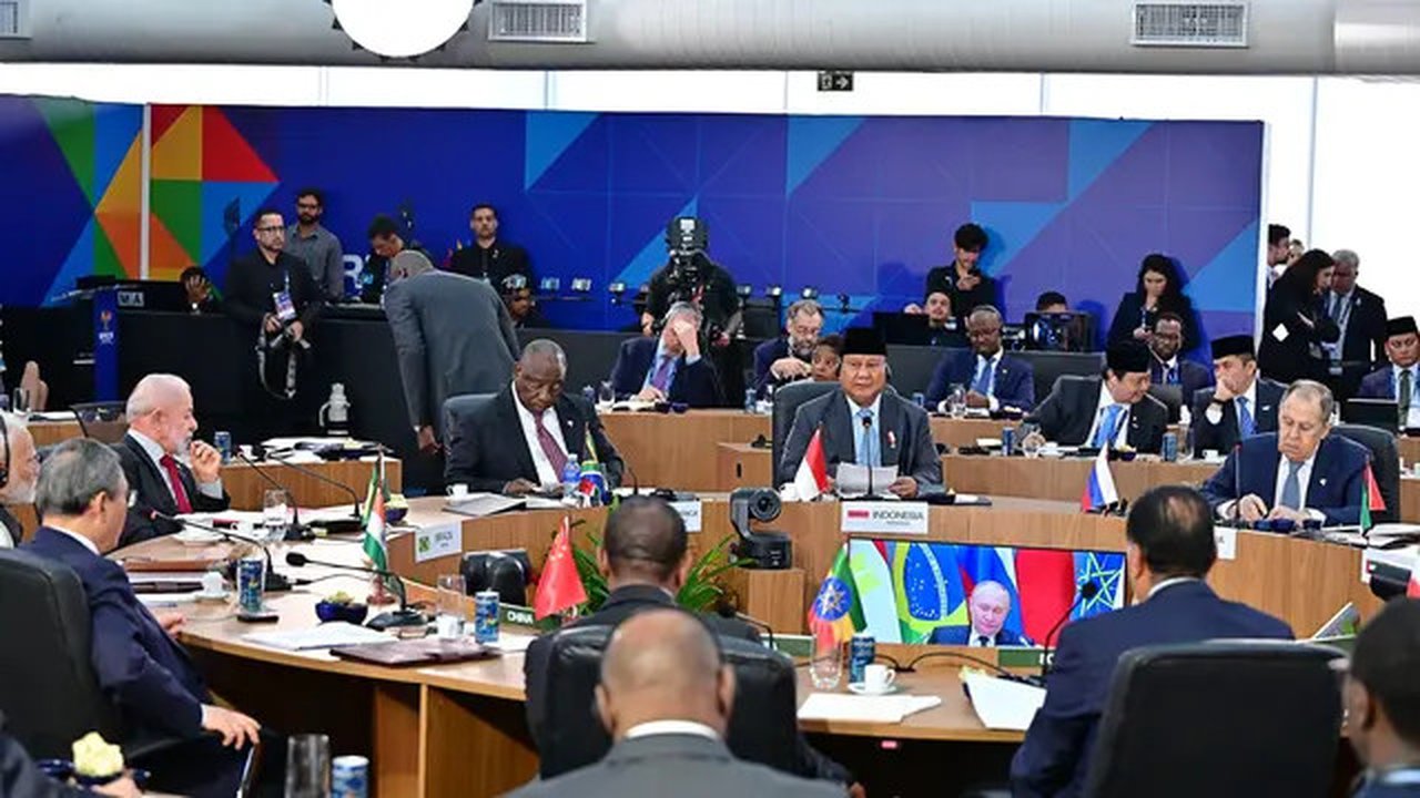 Presiden Prabowo Subianto menghadiri KTT BRICS 2025 yang digelar di Rio de Janeiro, Brasil, Minggu, 6 Juli 2025. (Foto: Muchlis Jr - Biro Pers Sekretariat Presiden)