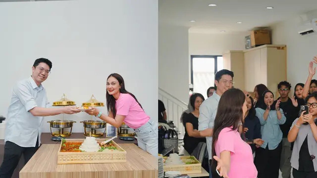 Kantor Baru Luna Maya Jadi Sorotan, Begini Momen Serunya Perayaan Bersama Tim (sumber: Instagram/lunamaya)