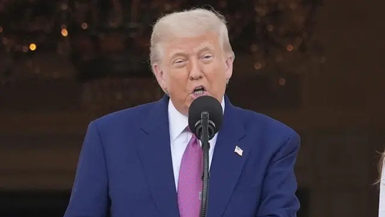 Presiden Amerika Serikat Donald Trump di Gedung Putih, Kamis (12/6/2025). (Dok. AP/Alex Brandon)
