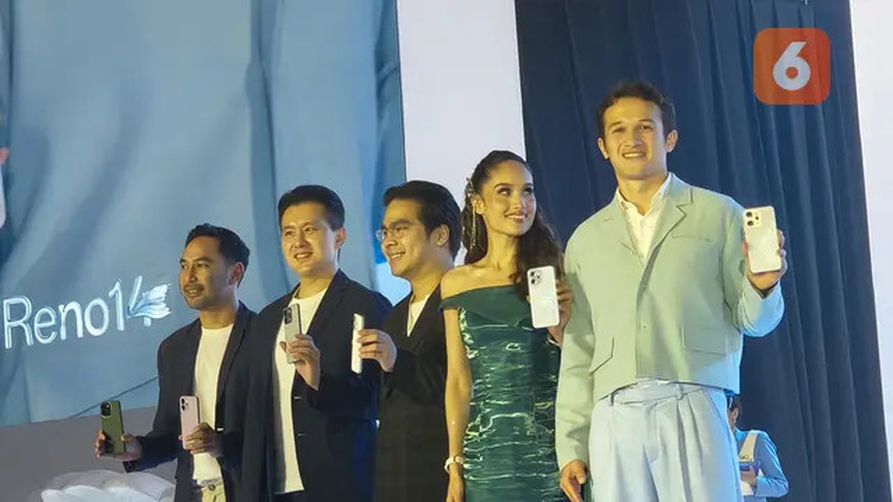Oppo Reno14 Series resmi meluncur untuk pasar di Indonesia. (Liputan6.com/Anka Fergy Agustian)