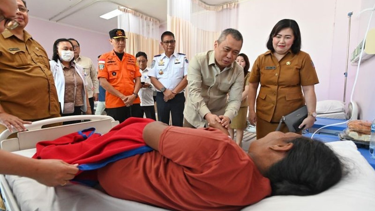 Menteri Perhubungan instruksikan prioritas penanganan korban insiden terbakarnya KM Barcelona VA di perairan Minahasa Utara. Bagaimana proses evakuasi dilakukan?