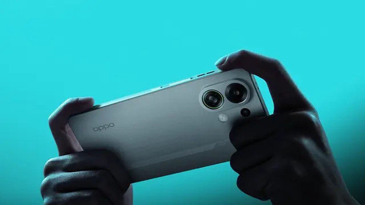 The K13 Turbo packs the Dimensity 8450, while the Pro features the Snapdragon 8s Gen 4. Pictured: the K13 Turbo. (Image source: Oppo)