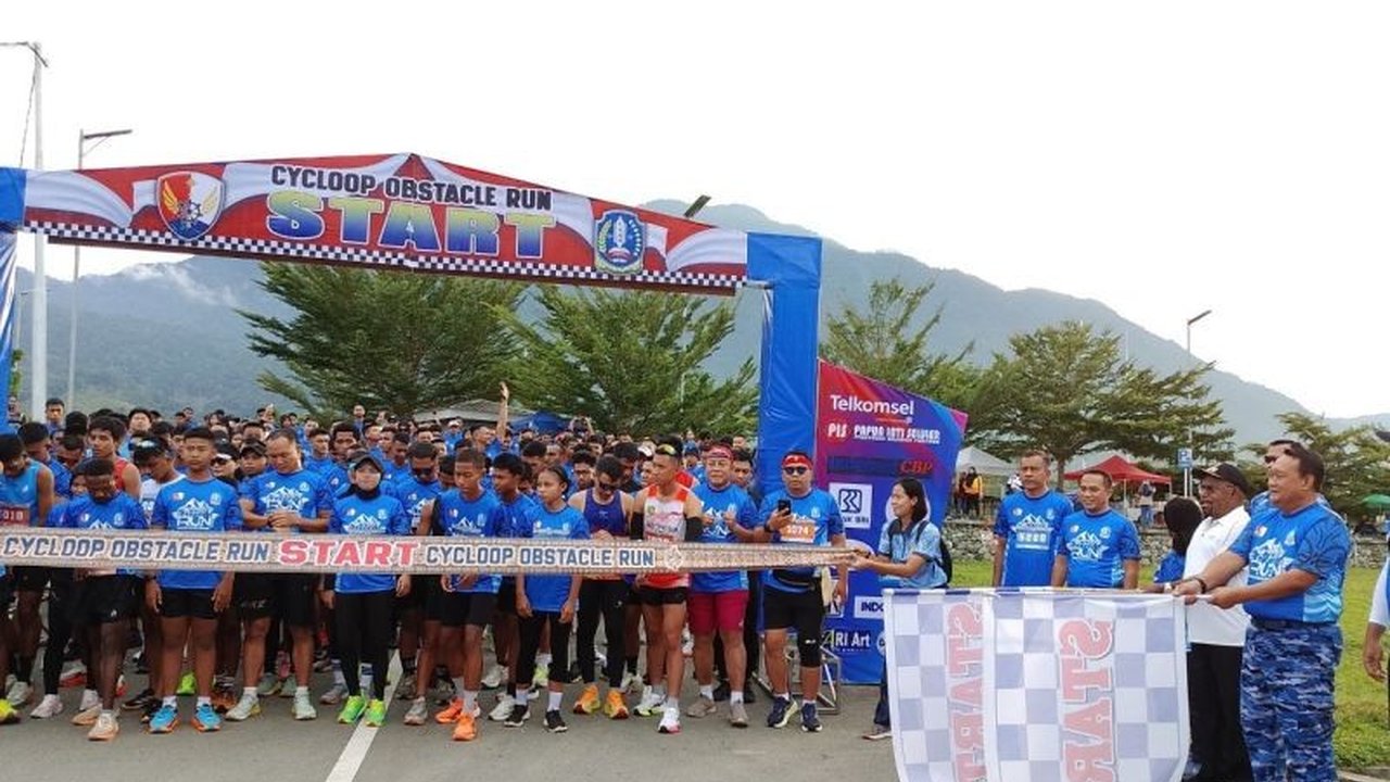 Ajang Cycloop Obstacle Run 2025 di Lanud Sentani sukses menarik 500 peserta dari berbagai daerah, termasuk anak SD. Simak detail keseruan dan tujuan acara ini!