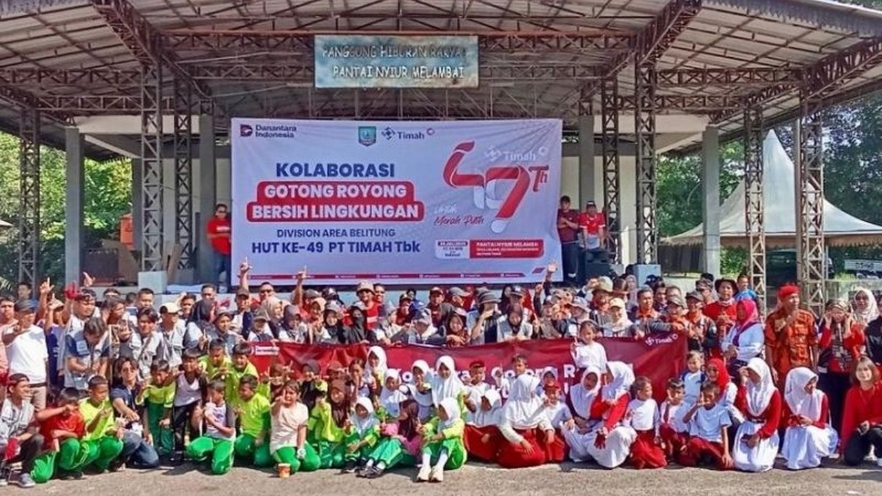 Gotong Royong Bersih-bersih: 533 Kg Sampah Terkumpul di Pantai Nyiur Melambai, Tingkatkan Kebersihan Objek Wisata Belitung Timur