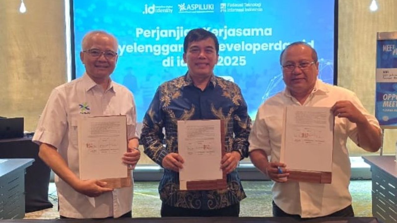 PANDI, FTII, dan ASPILUKI kolaborasi menggelar Developerday.id, hackathon nasional untuk dorong inovasi digital berbasis domain .id dan identitas lokal.