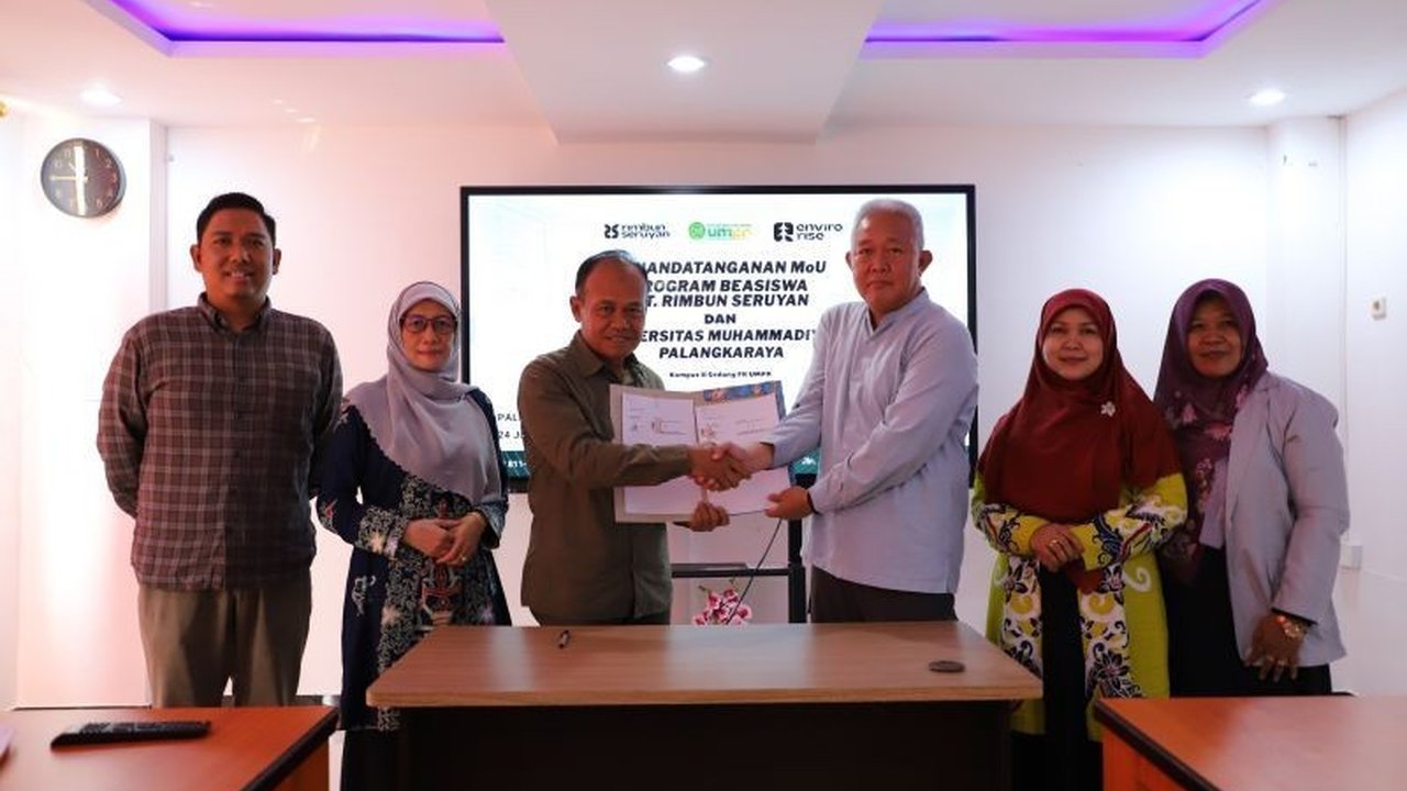 Universitas Muhammadiyah Palangka Raya (UMPR) dan PT Rimbun Seruyan teken MoU beasiswa kuliah penuh, membuka jalan bagi peningkatan SDM lokal. Siapa saja penerima manfaatnya?