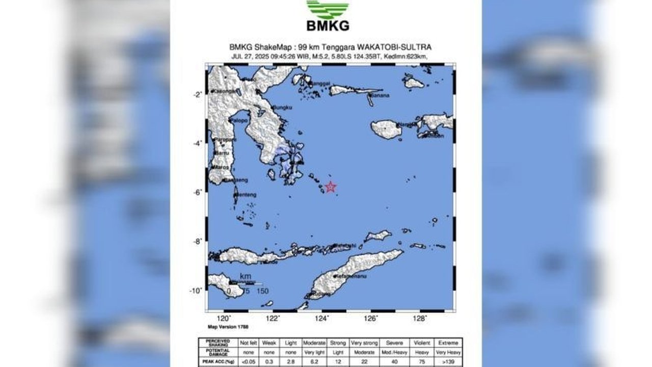 Gempa Laut Banda Magnitudo 5,1: Mengapa Getarannya Terasa Hingga Wakatobi?