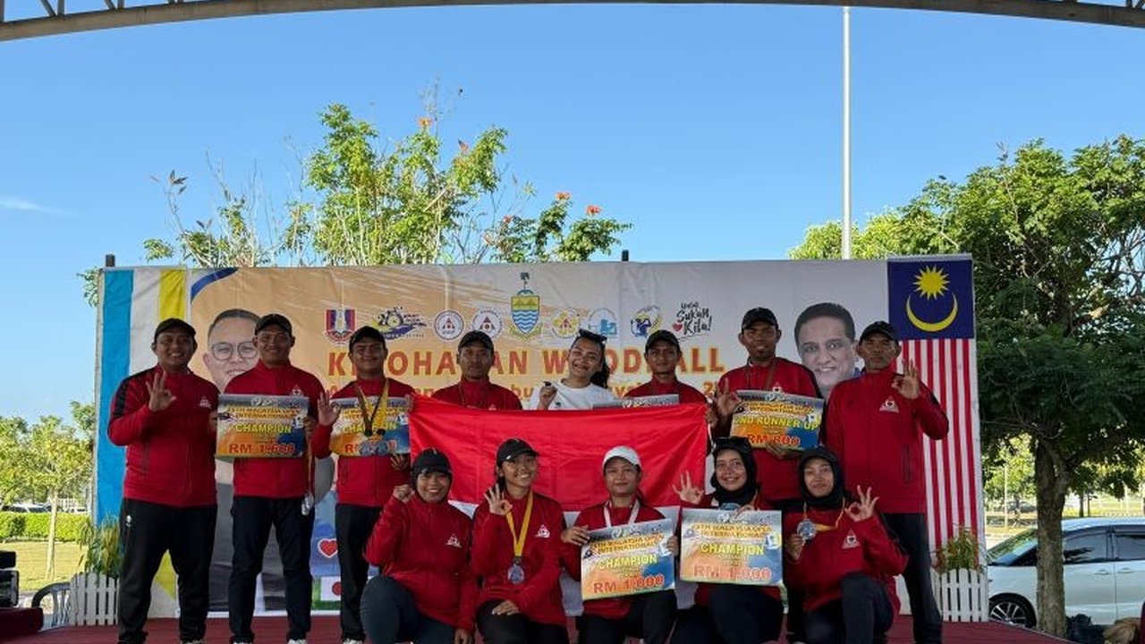Tim Woodball Indonesia tampil perkasa di Malaysia Open 2025, sukses meraih enam medali emas dan menjadi juara umum. Keberhasilan ini melampaui target awal mereka!