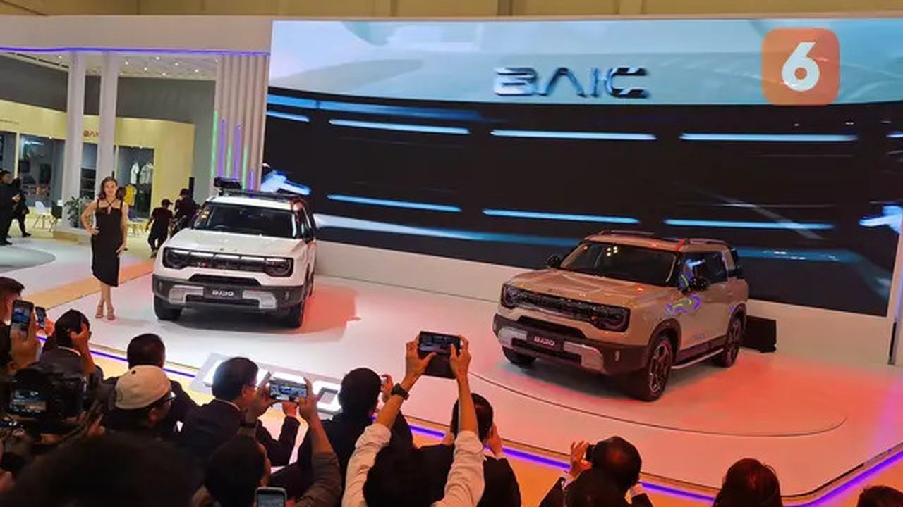 BAIC Luncurkan BJ30 Hybrid di GIIAS 2025. (Liputan6.com/Arief Aszhari)
