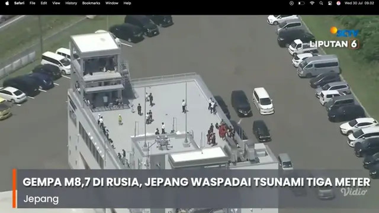 Tsunami Setinggi Satu Meter di Pesisir Jepang