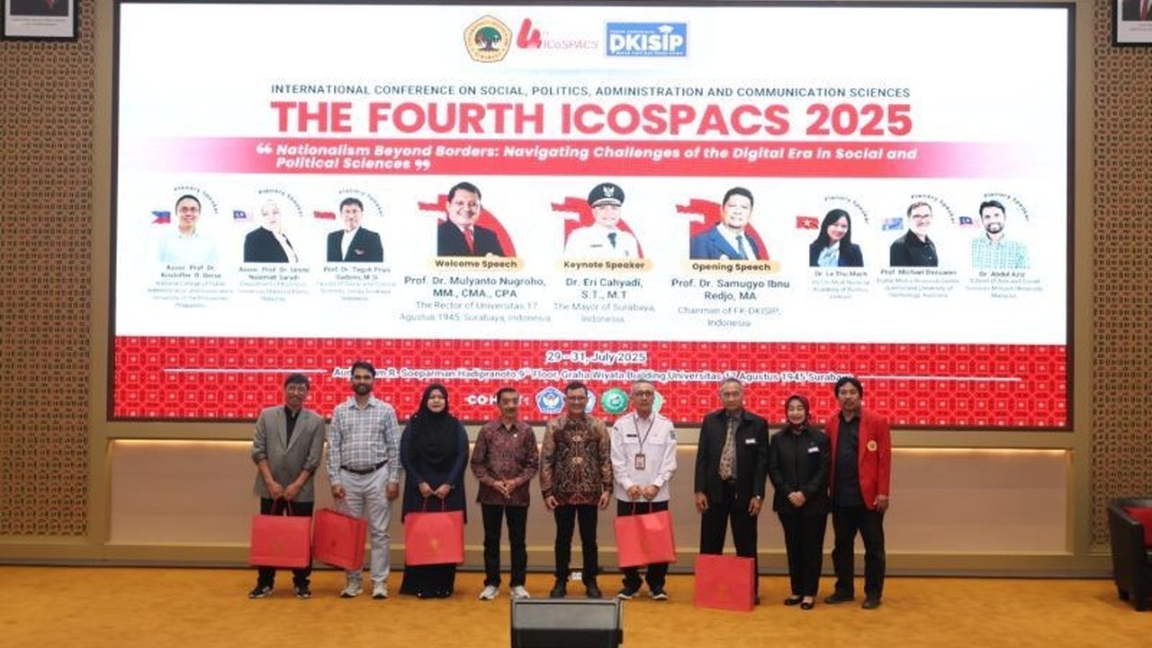 Untag Surabaya berhasil menjadi tuan rumah Konferensi FISIP Internasional ICoSPACS 2025, membahas nasionalisme di era digital. Simak detail dan dampaknya bagi kebijakan publik!