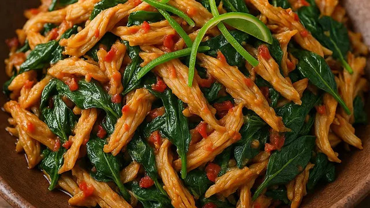 Variasi resep ayam suwir kemangi (Foto: ChatGPT)