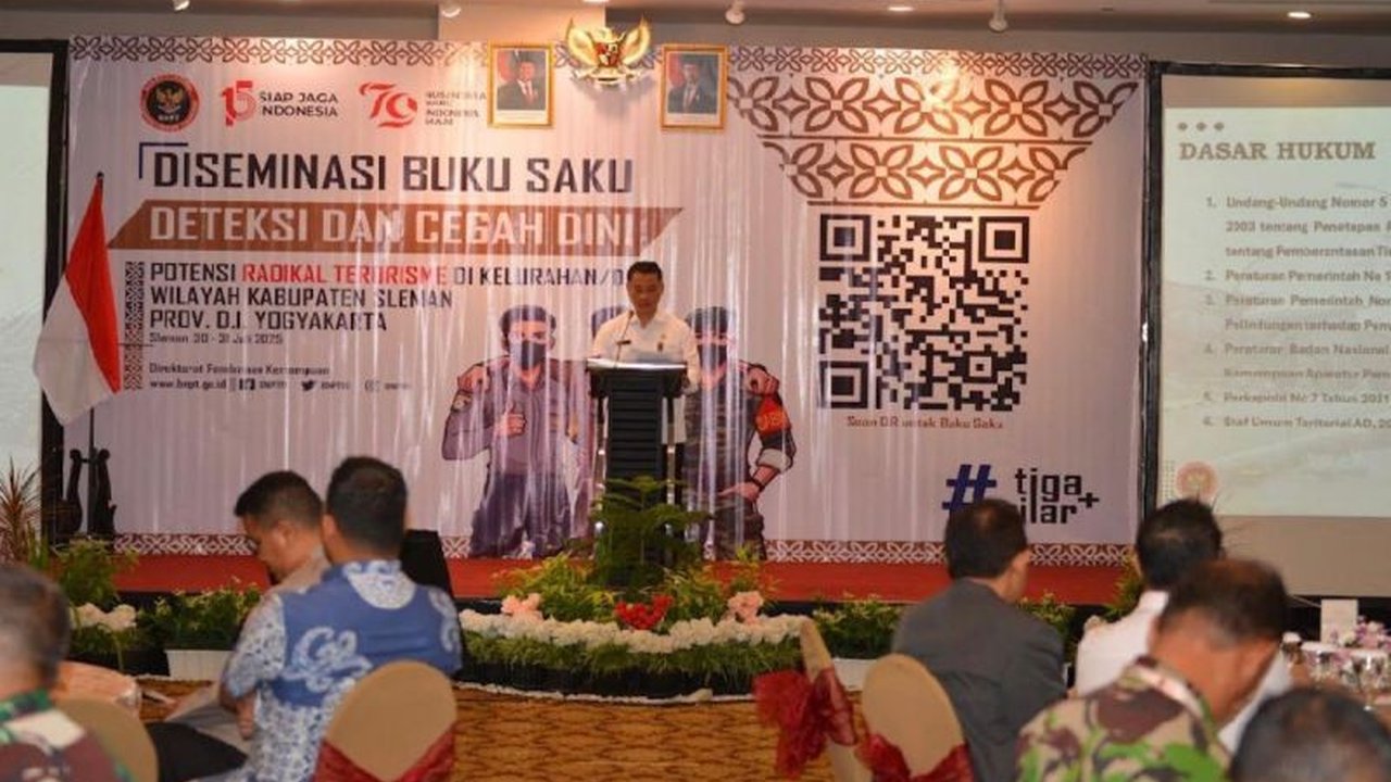 Fakta Mengejutkan: 19 Warga Sleman Terlibat Jaringan Terorisme, BNPT Tingkatkan Deteksi Dini Terorisme di Kalurahan