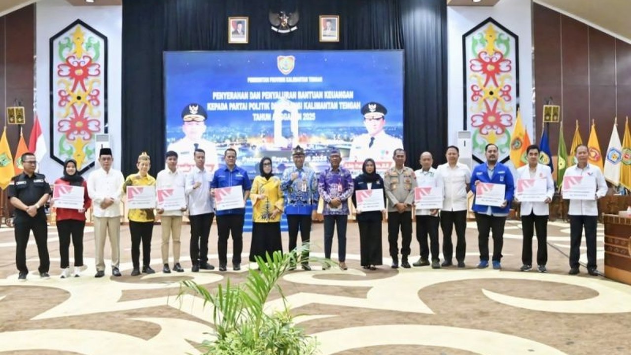 Pemprov Kalteng mengalokasikan Rp6,3 miliar untuk Bantuan Keuangan Parpol Kalteng tahun 2025. Dana ini diprioritaskan untuk pendidikan politik. Simak detailnya!