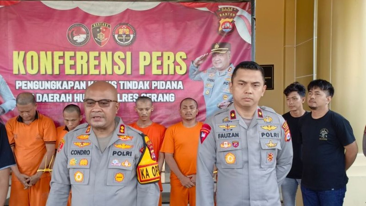 Polres Serang berhasil tangkap 12 pelaku asusila sepanjang Juli 2025, termasuk ayah kandung yang cabuli balita. Siapa saja mereka dan bagaimana modus operandinya?